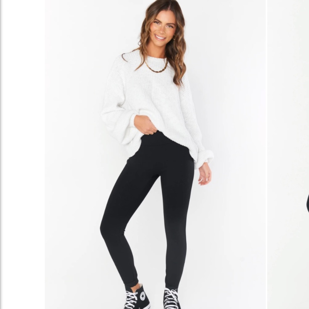 SPANX Ponte Ankle Leggings Black Size M
